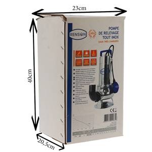 PPE IMM MONO INOX 0,75KW+ACC