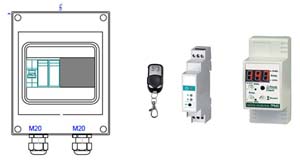 RADIO BOX 1CH-ALIM 400VAC 16A