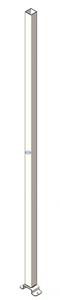 TUBE CARRE INOX 304L 100x3